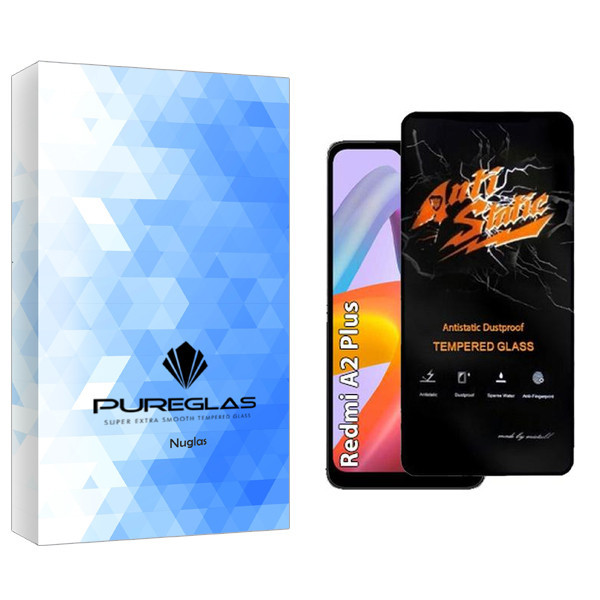 محافظ صفحه نمایش پیور گلس مدل NuGlas Antistatic مناسب برای گوشی موبایل شیائومی Redmi A2 Plus