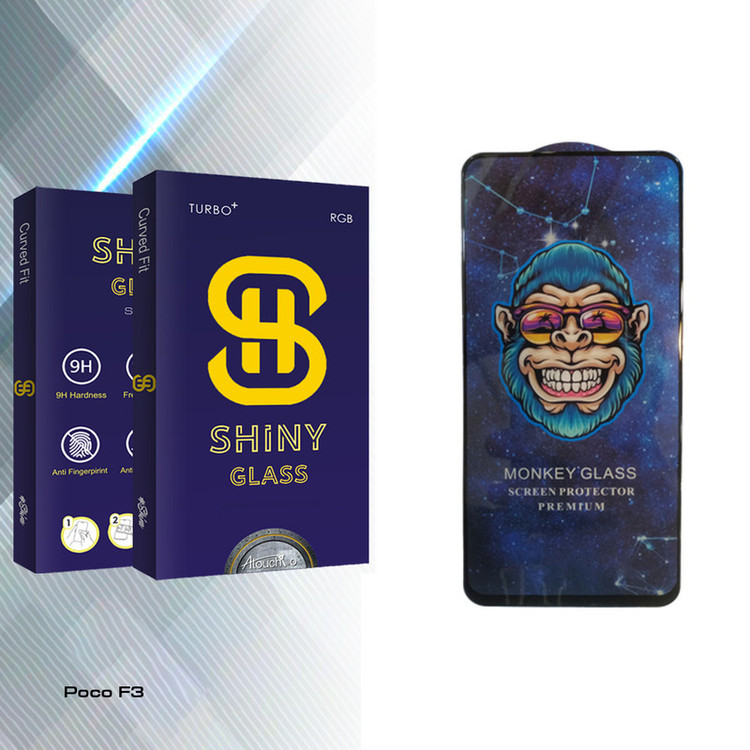 محافظ صفحه نمایش آتوچبو مدل Shiny ProMonkey مناسب برای گوشی موبایل شیائومی Poco F3