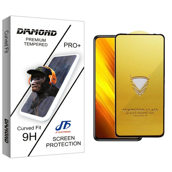 محافظ صفحه نمایش جی اف مدل Diamond OG مناسب برای گوشی موبایل شیائومی Poco X3