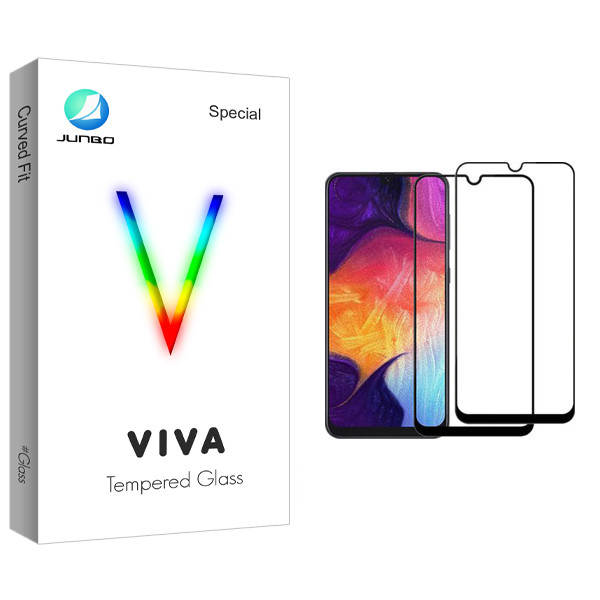 محافظ صفحه نمایش جانبو مدل Viva Glass مناسب برای گوشی موبایل سامسونگ Galaxy A10 بسته دو عددی