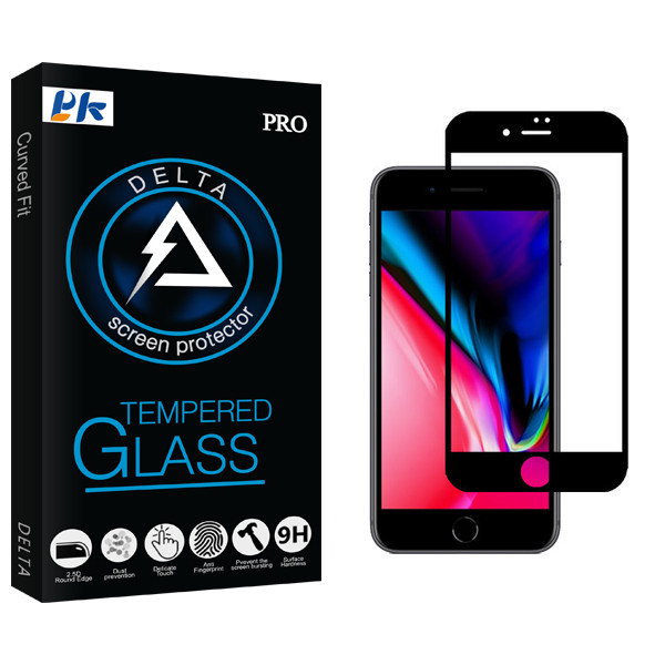 محافظ صفحه نمایش پی کی مدل Delta Glass مناسب برای گوشی موبایل اپل iPhone 8 Plus