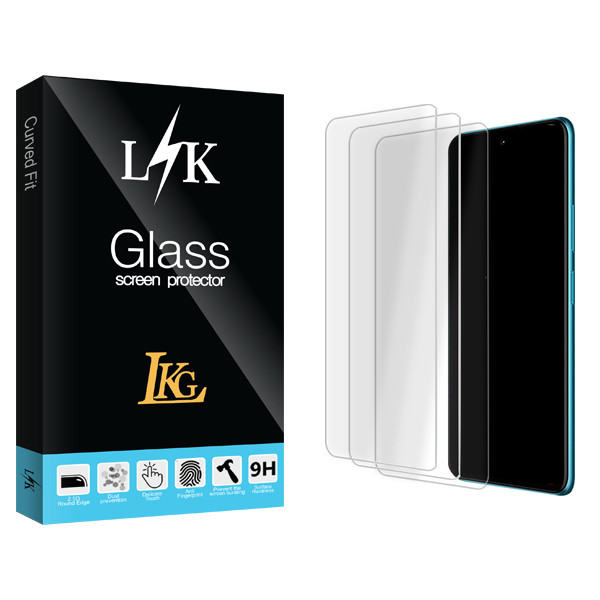 محافظ صفحه نمایش شیشه ای ال کا جی مدل LK Glass MIX مناسب برای گوشی موبایل شیائومی Mi 11X \ 11X Pro بسته سه عددی