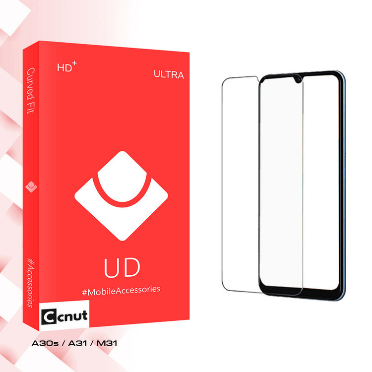 محافظ صفحه نمایش شیشه ای کوکونات مدل UD Ultra مناسب برای گوشی موبایل سامسونگ A30s / A31 / M31