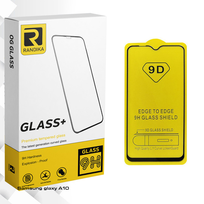 محافظ صفحه نمایش 9D راندیکا مدل GLD مناسب برای گوشی موبایل سامسونگ Galaxy A10