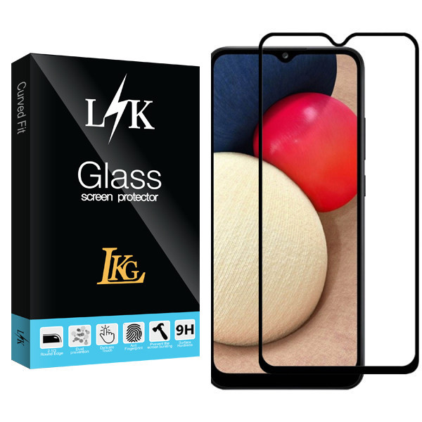 محافظ صفحه نمایش سرامیکی ال کا جی مدل LK Glass مناسب برای گوشی موبایل سامسونگ Galaxy A02