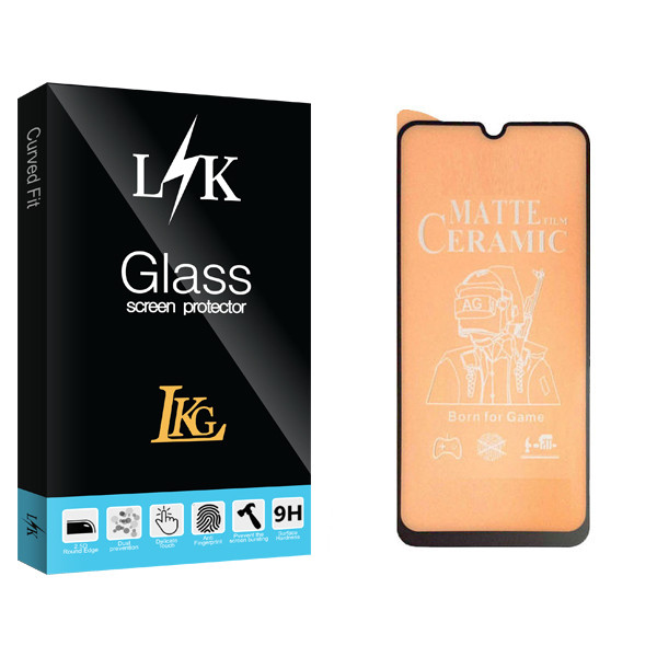محافظ صفحه نمایش سرامیکی ال کا جی مدل LK Glass مناسب برای گوشی موبایل سامسونگ Galaxy A30