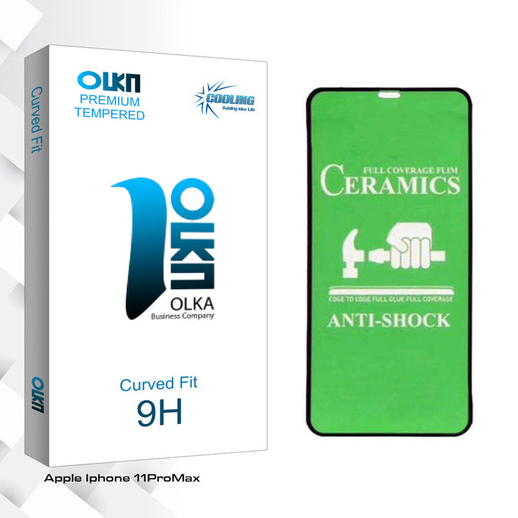 محافظ صفحه نمایش سرامیکی کولینگ مدل Olka glass مناسب برای گوشی موبایل اپل Iphone 11 Pro Max
