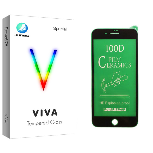 محافظ صفحه نمایش سرامیکی جانبو مدل Viva Glass مناسب برای گوشی موبایل اپل iPhone 7 Plus