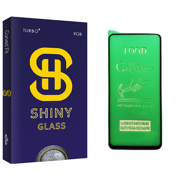 محافظ صفحه نمایش سرامیکی آتوچبو مدل Shiny Glass مناسب برای گوشی موبایل شیائومی Redmi Note 9