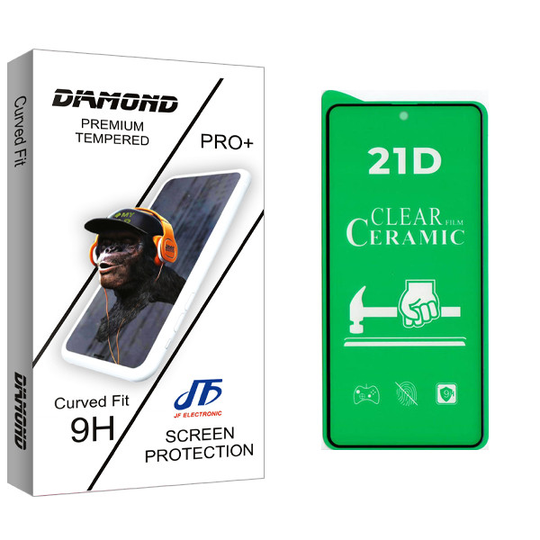 محافظ صفحه نمایش سرامیکی جی اف مدل Diamond Pro مناسب برای گوشی موبایل شیائومی Redmi Note 11 4G