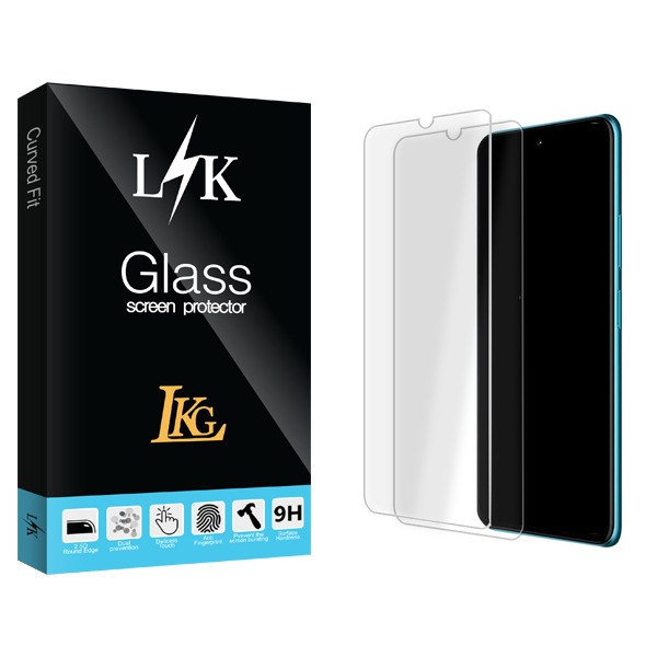 محافظ صفحه نمایش شیشه ای ال کا جی مدل LK Glass مناسب برای گوشی موبایل سامسونگ Galaxy A32 5G بسته دو عددی