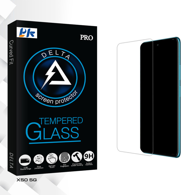 محافظ صفحه نمایش شیشه ای پی کی مدل Delta Glass MIX3 مناسب برای گوشی موبایل ریلمی X50 5G