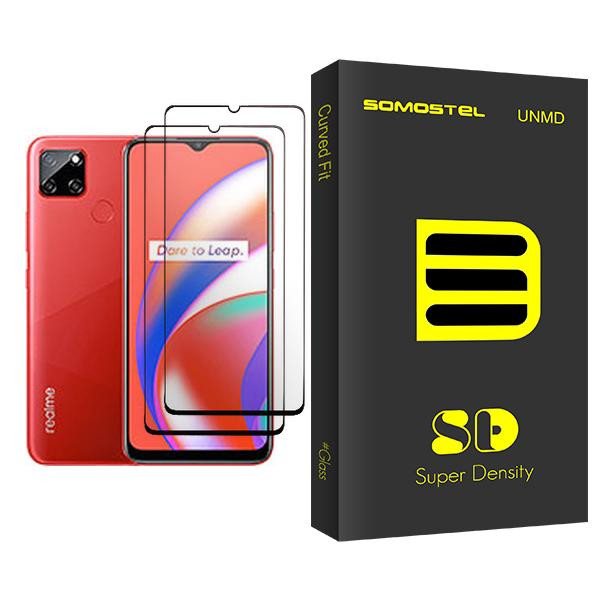 محافظ صفحه نمایش سوماستل مدل SD Glass MIX002 مناسب برای گوشی موبایل ریلمی C12 بسته دو عددی