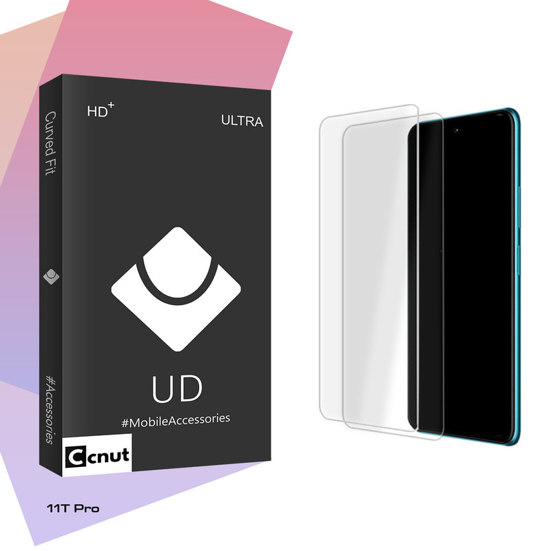 محافظ صفحه نمایش شیشه ای کوکونات مدل UDB Ultra MIX مناسب برای گوشی موبایل شیائومی 11T Pro بسته دو عددی