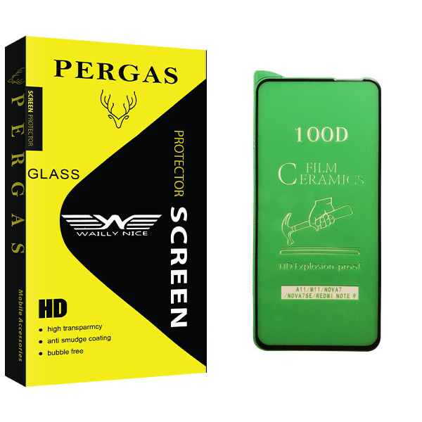 محافظ صفحه نمایش سرامیکی وایلی نایس مدل Pergas Glass مناسب برای گوشی موبایل سامسونگ Galaxy M11