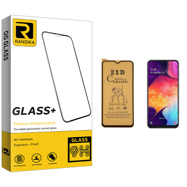محافظ صفحه نمایش سرامیکی راندیکا مدل GLD مناسب برای گوشی موبایل سامسونگ Galaxy A50