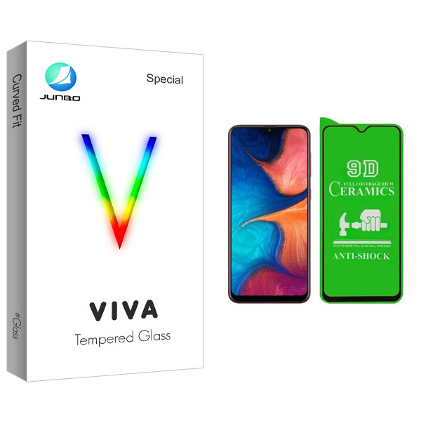 محافظ صفحه نمایش سرامیکی جانبو مدل Viva Glass مناسب برای گوشی موبایل سامسونگ Galaxy A30