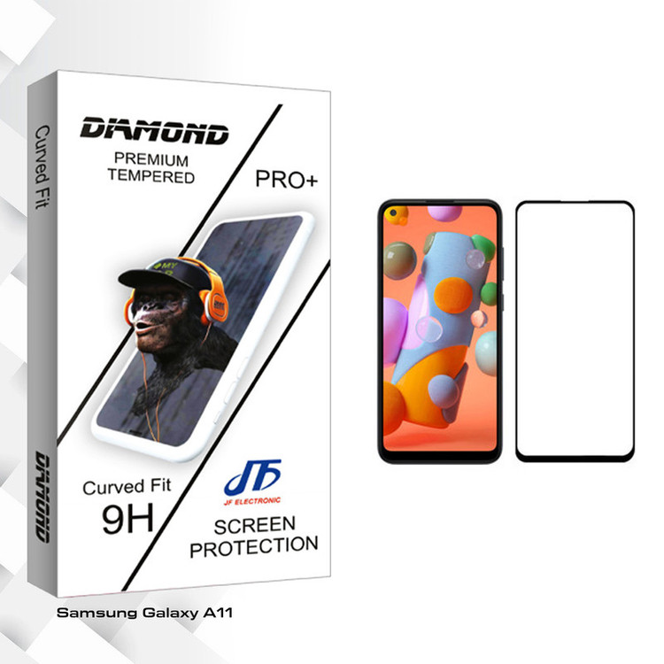 محافظ صفحه نمایش جی اف مدل Diamond glass مناسب برای گوشی موبایل سامسونگ Galaxy A11