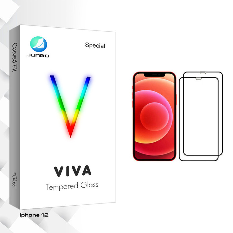 محافظ صفحه نمایش جانبو مدل Viva Glass مناسب برای گوشی موبایل اپل iPhone 12 بسته 2 عددی