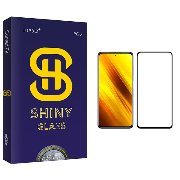 محافظ صفحه نمایش آتوچبو مدل Shiny Glass مناسب برای گوشی موبایل شیائومی Poco X3