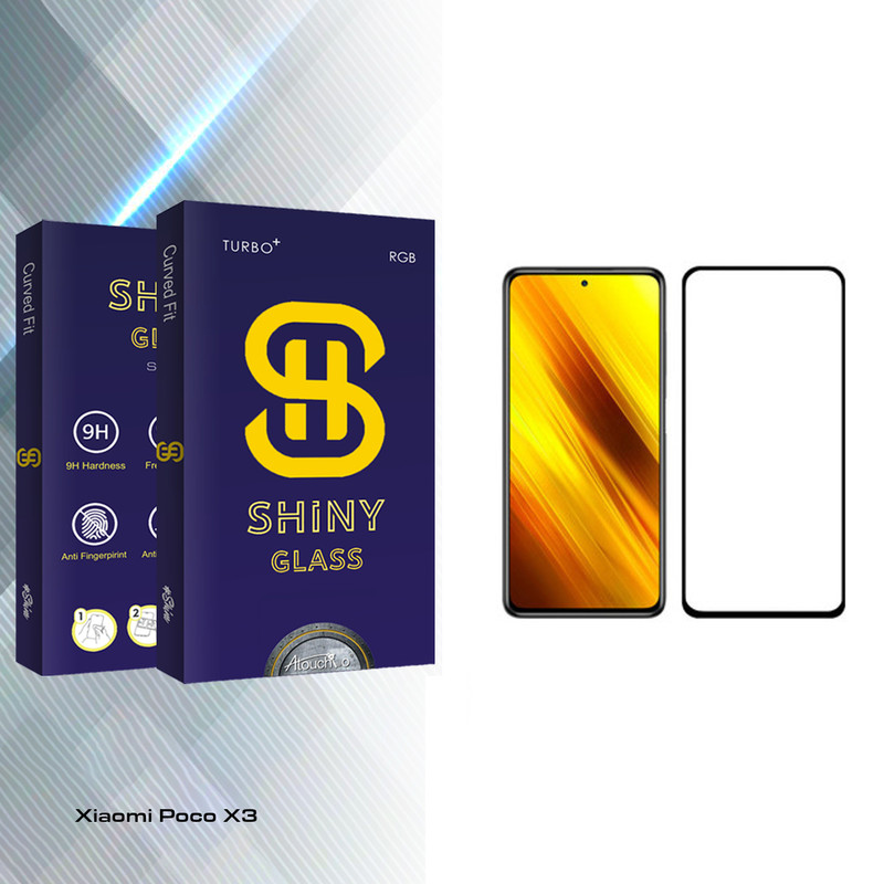 محافظ صفحه نمایش آتوچبو مدل Shiny Glass مناسب برای گوشی موبایل شیائومی Poco X3