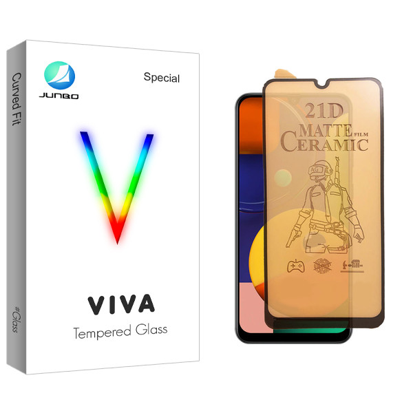 محافظ صفحه نمایش سرامیکی مات جانبو مدل Viva Glass مناسب برای گوشی موبایل سامسونگ Galaxy A32 4G / Galaxy M31 / Galaxy A20
