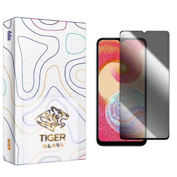 محافظ صفحه نمایش حریم شخصی تایگر گلس مدل SAM مناسب برای گوشی موبایل سامسونگ Galaxy A04e