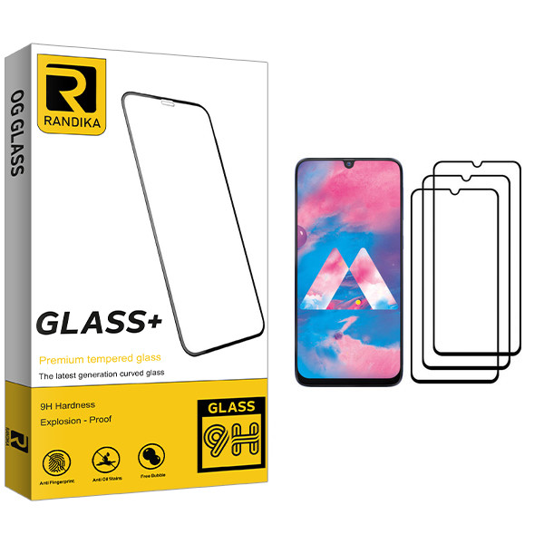 محافظ صفحه نمایش راندیکا مدل GLD مناسب برای گوشی موبایل سامسونگ Galaxy M30 بسته سه عددی