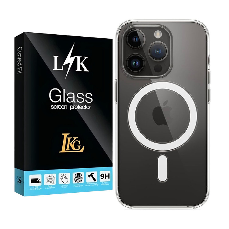 کاور ال کا جی مدل قاب مگسیف مناسب برای گوشی موبایل اپل iPhone 15 Pro Max