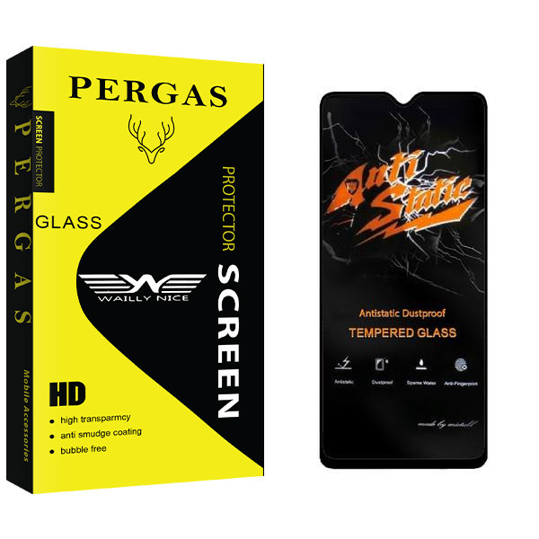 محافظ صفحه نمایش وایلی نایس مدل Pergas Anti Static مناسب برای گوشی موبایل سامسونگ Galaxy A12 Nacho