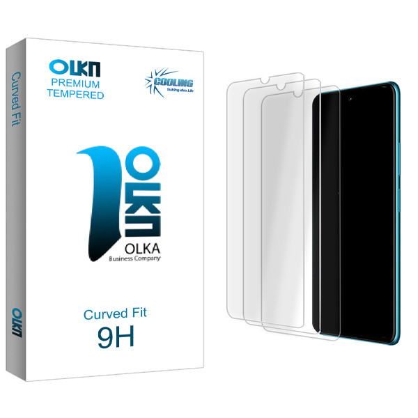 محافظ صفحه نمایش شیشه ای کولینگ مدل Olka Glass MIX3 مناسب برای گوشی موبایل سامسونگ Galaxy A30 بسته سه عددی