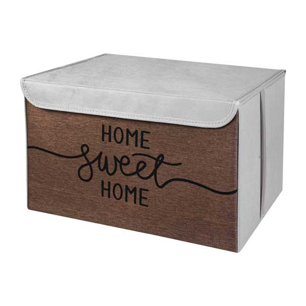 باکس لباس و نظم دهنده طرح لینن مدل HOME SWEET HOME کد S2