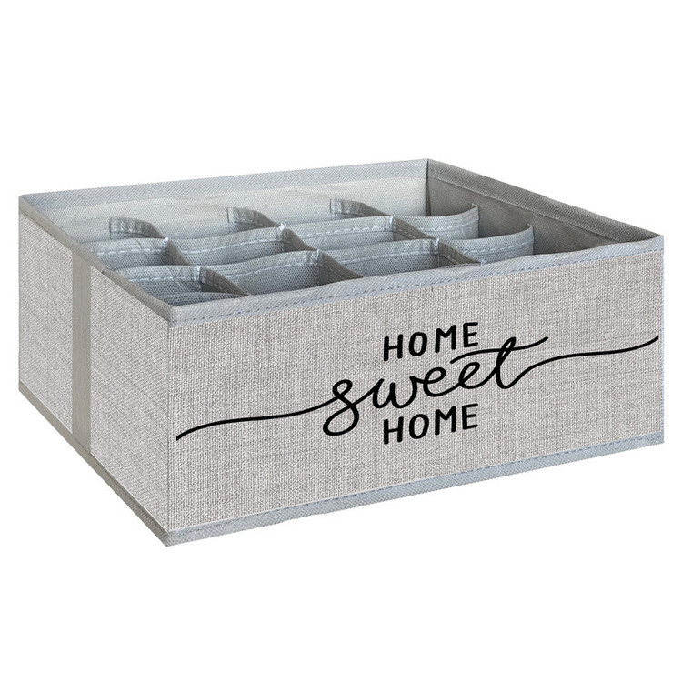 نظم دهنده مدل لباس زیر و جوراب طرح لینن HOME SWEET HOME کد ORG16