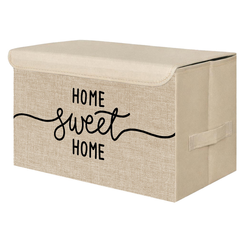 باکس لباس طرح لینن HOME SWEET HOME کد S1