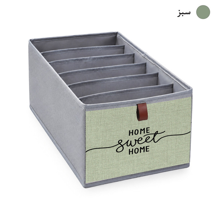 نظم دهنده لباس طرح لینن HOME SWEET HOME کد F3