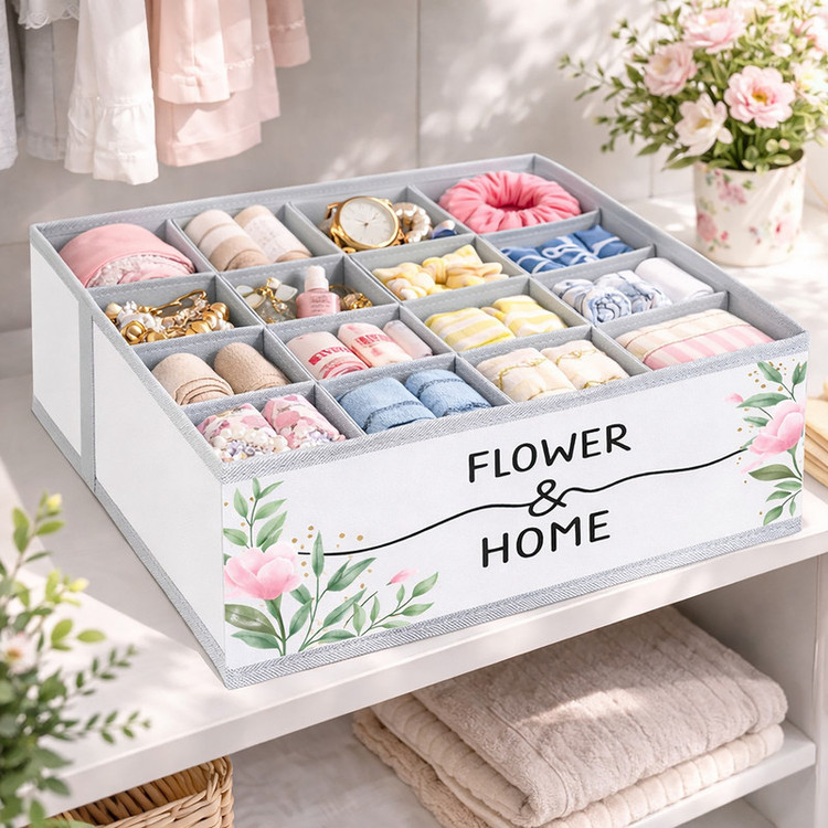 نظم دهنده لباس مدل HOME and FLOWER کد ORG16