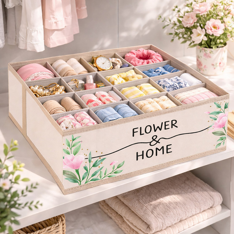 نظم دهنده لباس مدل HOME and FLOWER کد ORG16