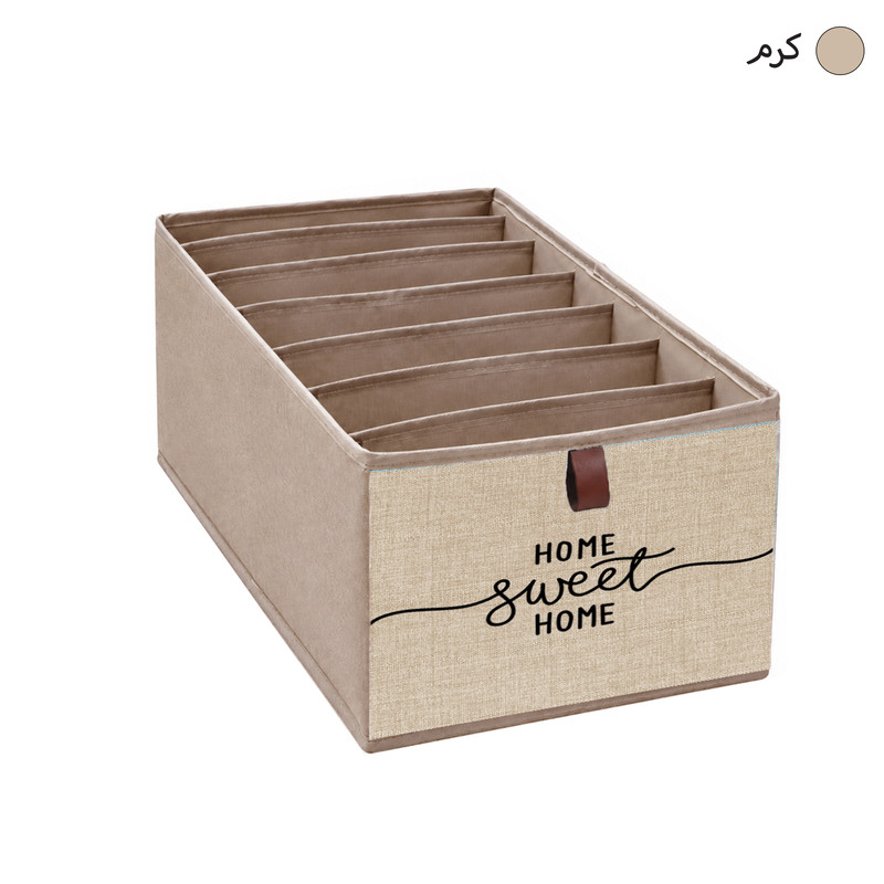 نظم دهنده لباس طرح لینن HOME SWEET HOME کد F2
