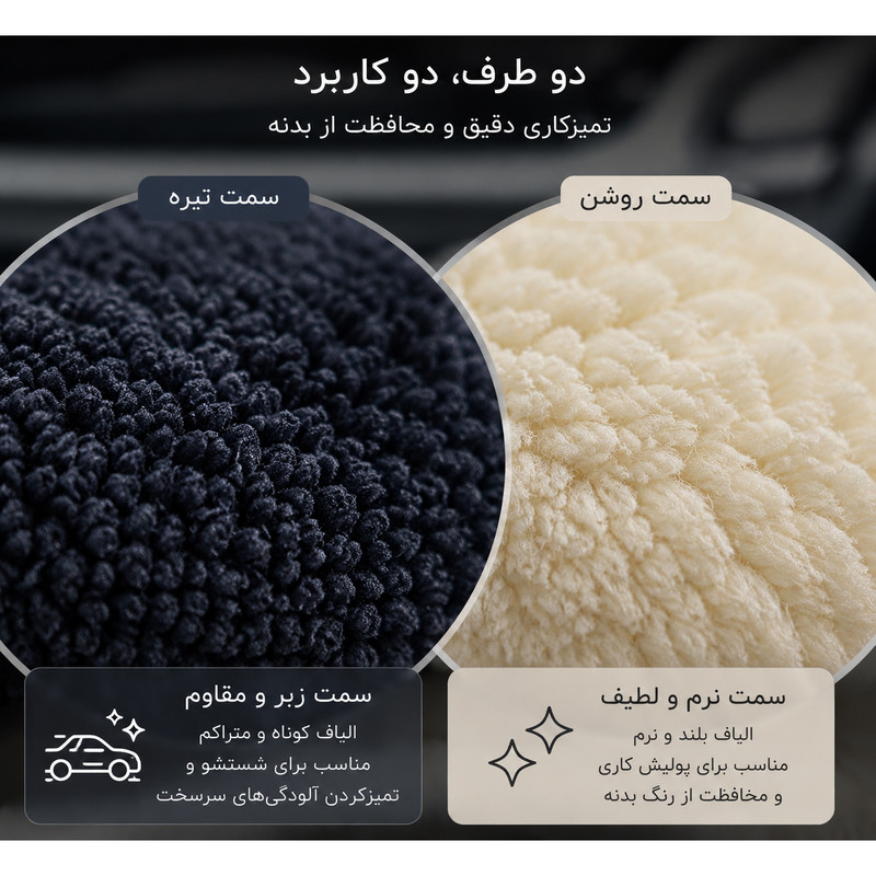 اسفنج دوطرفه شستشو خودرو کد SP1