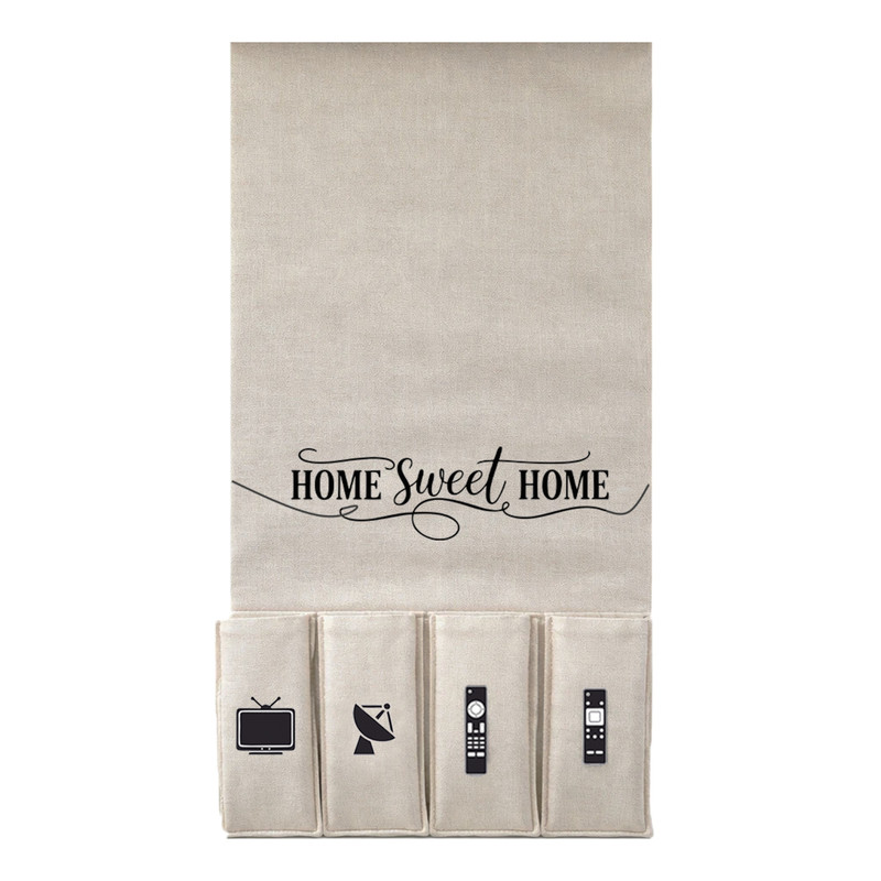 جای ریموت کنترل طرح لینن مدل HOME SWEET HOME کد R1