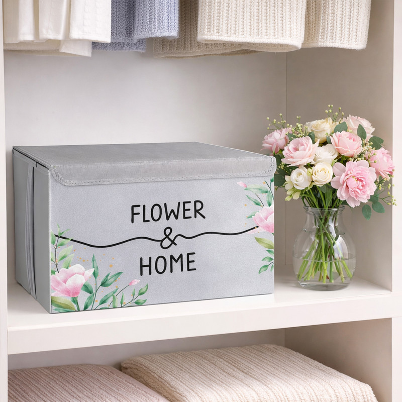 باکس لباس طرح پاستلی FLOWER & HOME کد S1