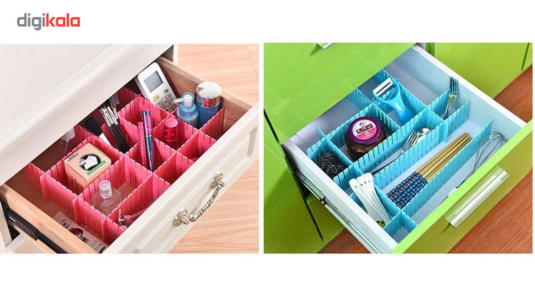 تقسیم کننده کشو مدل Drawer Organiser بسته 6 عددی