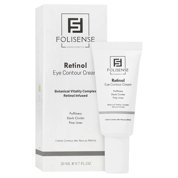 کرم روشنکننده روز و شب دور چشم فولیسنس مدل retinol مناسب برای انواع پوست حجم 20 میلیلیتر