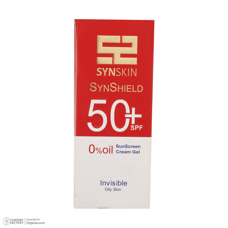 کرم ژل ضدآفتاب ساین اسکین مدل SPF50، مناسب پوستهای چرب، حجم 50 میلیلیتر