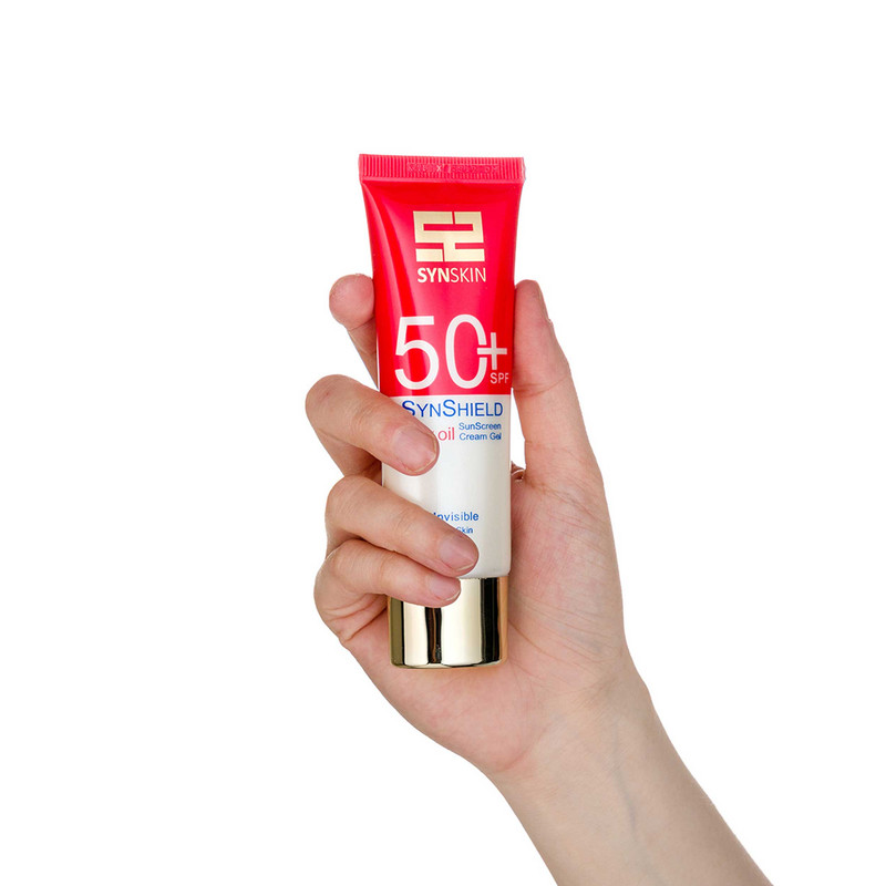 کرم ژل ضدآفتاب ساین اسکین مدل SPF50، مناسب پوستهای چرب، حجم 50 میلیلیتر