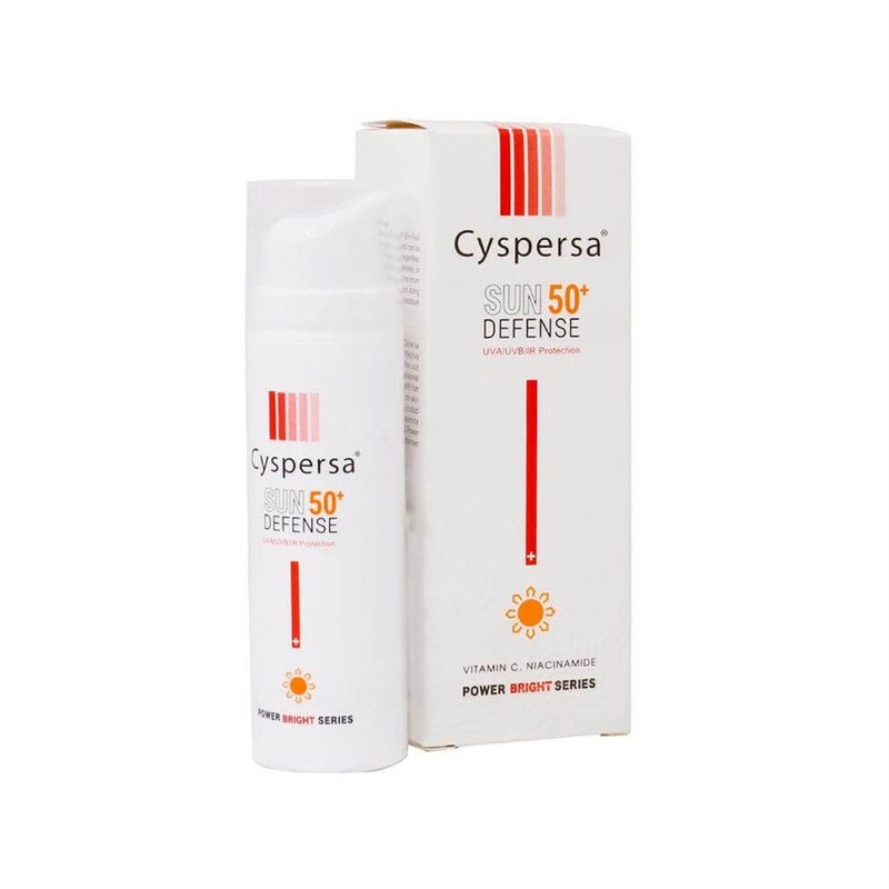 کرم ضدآفتاب بیرنگ سیسپرسا SPF50 مدل ضدلک مناسب انواع پوست، حجم 50 میلیلیتر