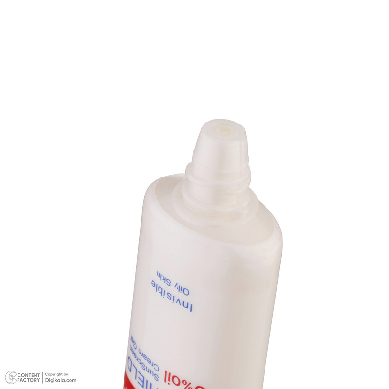 فلوئید ضدآفتاب بدون رنگ ساین اسکین SPF50 مدل SYN SHIELD، مناسب پوستهای چرب، حجم 50 میلیلیتر