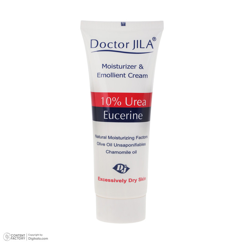 کرم مرطوب کننده دکتر ژیلا مدل اوره 10% مناسب پوست های خشک وزن 75 گرم