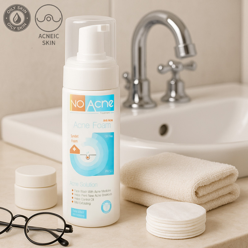 فوم شستوشوی صورت نوآکنه مدل Anti Acne حجم 150 میلیلیتر