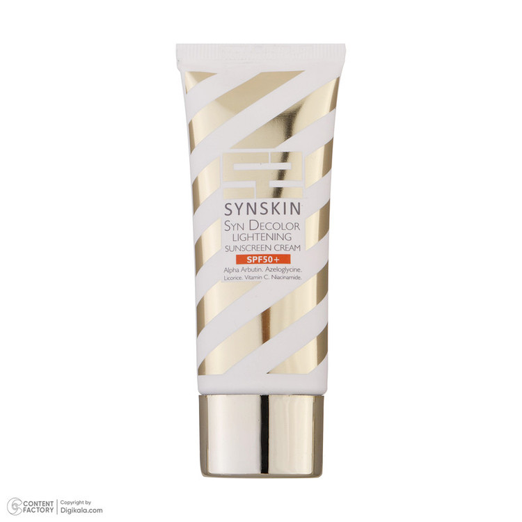 ژل کرم ضد آفتاب بدون رنگ ساین اسکین SPF50 مدل Decolor محافظ UVA ،UVB، روشنکننده، مناسب انواع پوست حجم 40 میلیلیتر